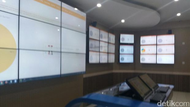 Melihat Ruangan Operasional Real Count KPU RI