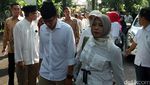 Sandiaga Uno Nyoblos di TPS 01 Selong