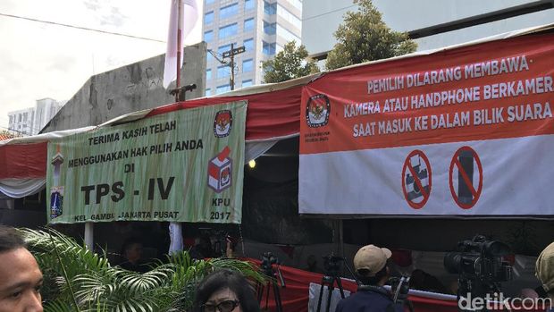 Presiden Jokowi Akan Mencoblos di TPS IV Gambir Bersama Iriana