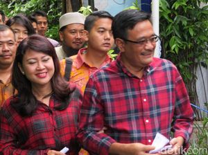 Usai Nyoblos, Djarot Sempat Blusukan ke Pasar Minggu