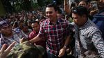 Ahok Disambut Meriah di Rumah Lembang