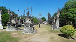 Melihat Gambaran Neraka dan Surga di Buddha Park, Laos