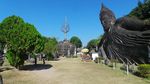 Melihat Gambaran Neraka dan Surga di Buddha Park, Laos