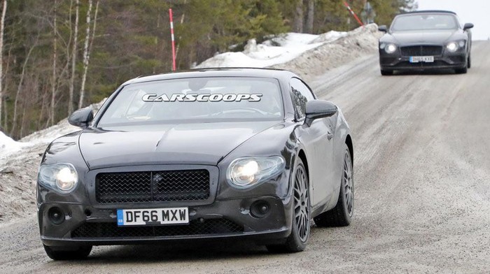 Bentley Uji 2 Tipe Continental di Musim Dingin