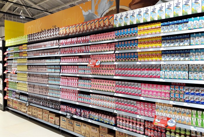 Promo Susu Kemasan Kotak di Transmart dan Carrefour