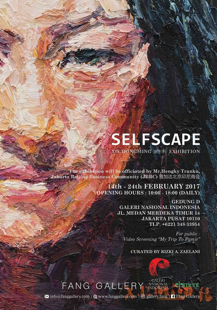 Selfscape ala Pelopor Seni Lukis Tiongkok Dipamerkan di Jakarta