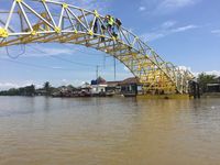Perbaikan Jembatan Apung Cilacap