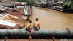 Sungai Ciliwung Meluap, Jatinegara Banjir