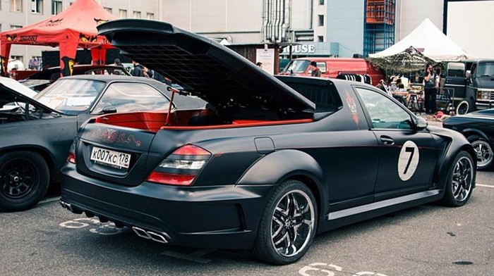 Duh, Mercedes-Benz S-Class Ini Dipotong Jadi Pikap