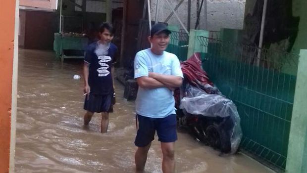 Banjir kiriman dari Bogor.