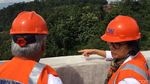 Sri Mulyani Blusukan ke Proyek Tol Semarang-Solo