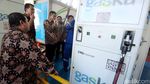 Menteri ESDM Ignasius Jonan Tinjau SPBG PGN