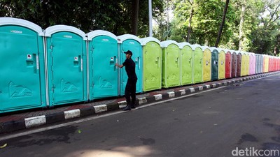 Begini Penampakan Toilet Warna-warni di DPR