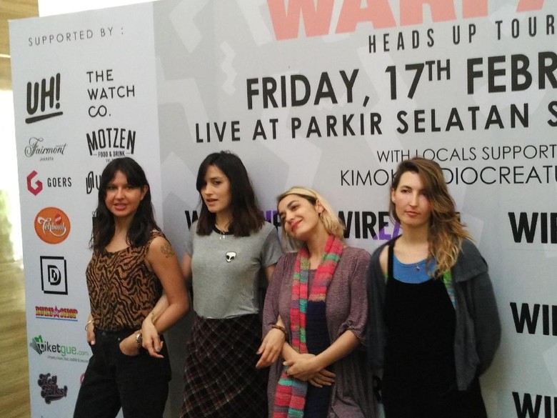 Malam ini! Warpaint Konser di Jakarta Malam ini! Warpaint Konser di Jakarta