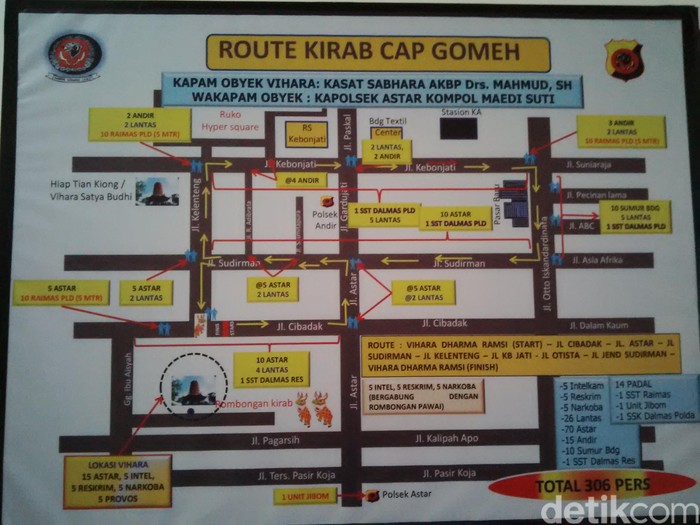 Ini Rute Kirab Cap Go Meh di Bandung Besok