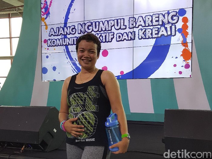 Hamil 4 Bulan, Ibu Ini Masih Energik Berzumba