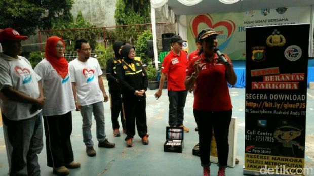 Polres Jaksel Sosialisikan Program Anti Narkoba di SMPN 182