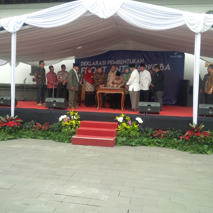 Selamatkan Anak Muda, Gubernur Aher Deklarasi Front Anti Narkoba