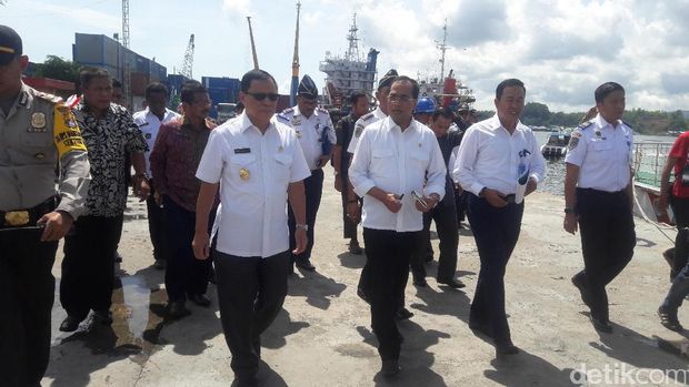 Menhub Budi Karya cek proyek Kendari Newport