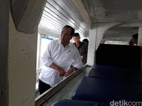 Menhub Budi Karya Sumadi di Terminal Penumpang Baru Pelabuhan Murhum, Baubau