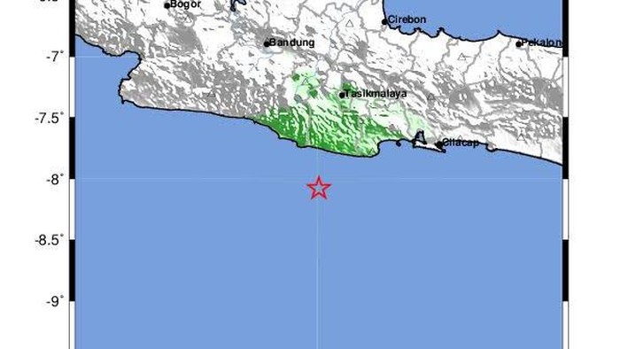 Gempa 4,8 SR Guncang Tasikmalaya, Getaran Hingga Garut dan Banjar