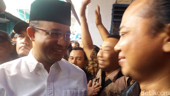 Anies Datangi TPS 29 Kalibata yang Lagi Pencoblosan Ulang
