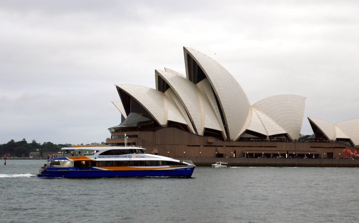 Bangunan ikonik, Sydney Opera House di Sydney, Australia