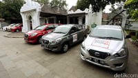 Rombongan Datsun Risers Expedition singgah di Keraton Kasepuhan Cirebon.
