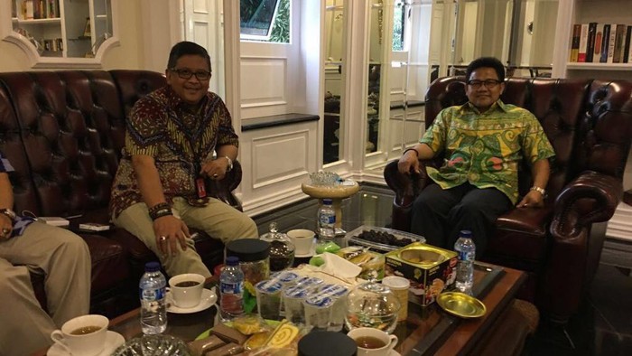 Begini Suasana Pertemuan Hasto Kristiyanto dan Cak Imin