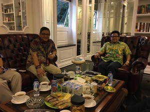 Begini Suasana Pertemuan Hasto Kristiyanto dan Cak Imin