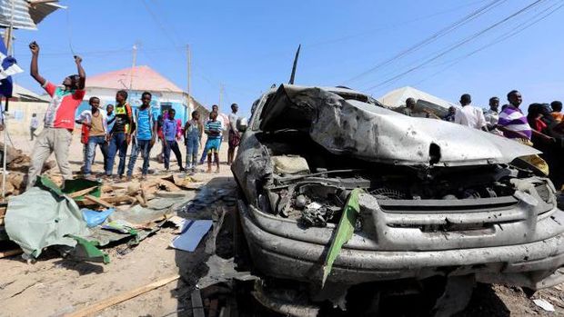 Bom bunuh diri di Mogadishu menewaskan 39 orang. (Reuters/Feisal Omar)