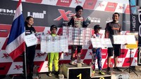 Aditya Wibowo meraih juara dua pada kejuaraan X30 Invitiation Race di Sepang Karting Circuit, Malaysia, Minggu (19/2).