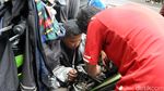 Nekat Terobos Banjir, Sejumlah Motor Mogok