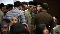 Ahli pertama yang dihadirkan adalah ahli agama dari Pengurus Besar Nahdlatul Ulama (PBNU) yakni Miftahul Ahyar. Pool/Yuniadhi Agung.