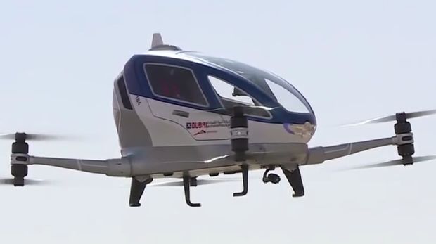 Volocopter yang berbentuk drone ukuran besar (Reuters)
