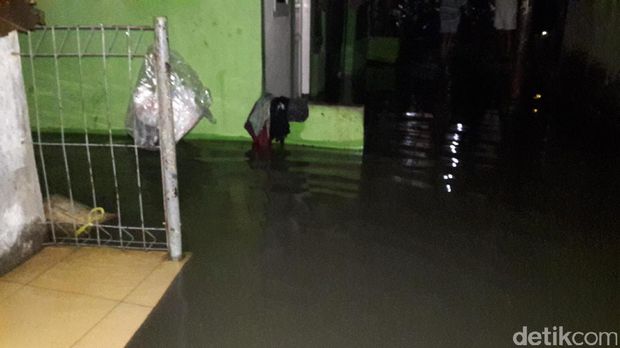 Banjir di Cililitan, Jakarta Timur.