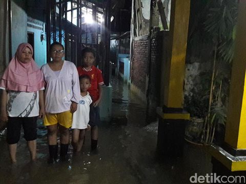 Banjir di Cililitan, Jakarta Timur.