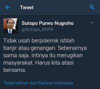  Apa  Sih Bedanya  Banjir dan Genangan Ini Kata  BNPB