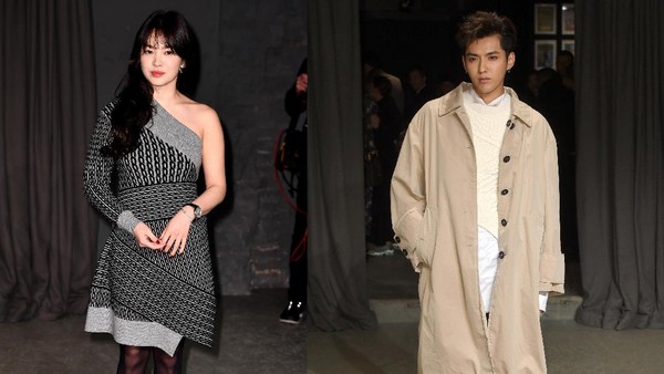 Gaya Song Hye Kyo dan Kris Wu di London Fashion Week 2017