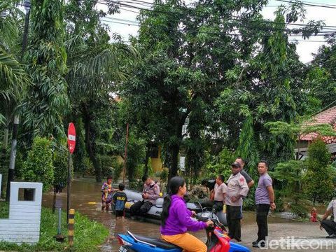 Banjir di Kelurahan Tugu, Cimanggi, Depok