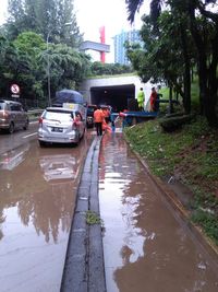 Penampakan Terkini Terowongan Cawang, Air Masih Menggenangi Jalan