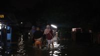 Banjir di Ciledug Indah, Warga mengungsi.