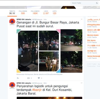 BPBD DKI: Banjir di Gunung Sahari dan Kemang Berangsur Surut