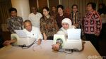 Puan dan Sejumlah Menteri Jajal Alat Pengukur Tekanan Darah