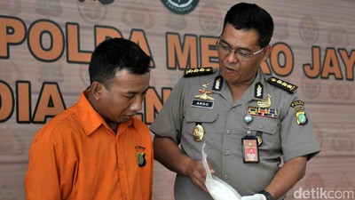 Polda Metro Jaya Bekuk Pengedar 2,3 Kg Sabu