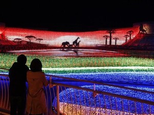 Festival Cahaya Paling Keren di Jepang: Berhias 8 Juta Lampu