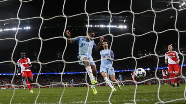 Hujan Gol di Etihad, City Kalahkan Monaco 5-3