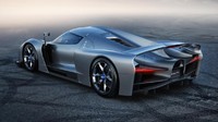 Mobil balap yang legal untuk jalan umum ini bakal diproduksi di Italia mulai tahun ini. Scuderia Cameron Glickenhaus menyediakan versi setir kanan. Foto: Pool (Motor1)
