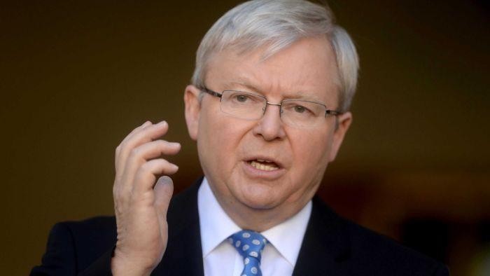 Kevin Rudd Desak Partai Buruh Australia Akui Palestina