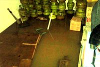 Banjir Selutut Genangi Permukiman Warga di Cisaat, Sukabumi